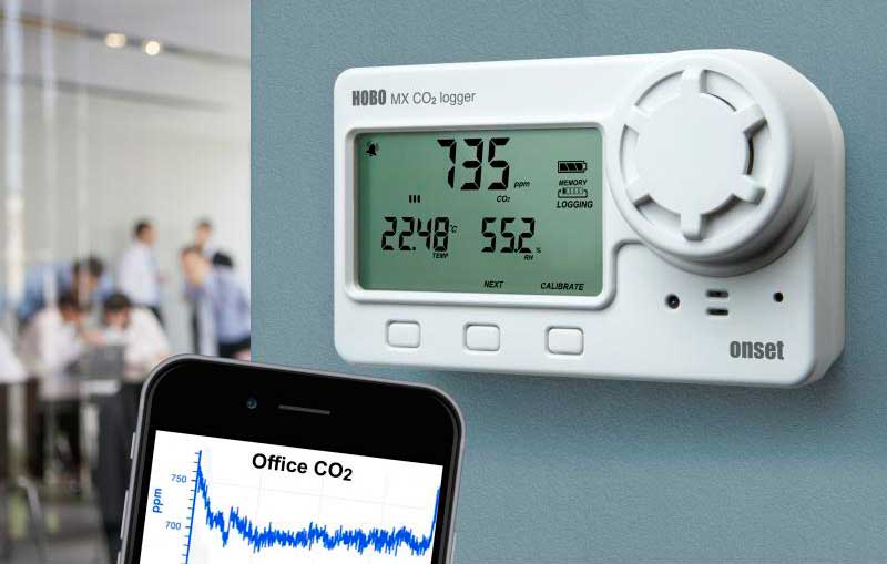 Registrador de CO2 TEMP y HL