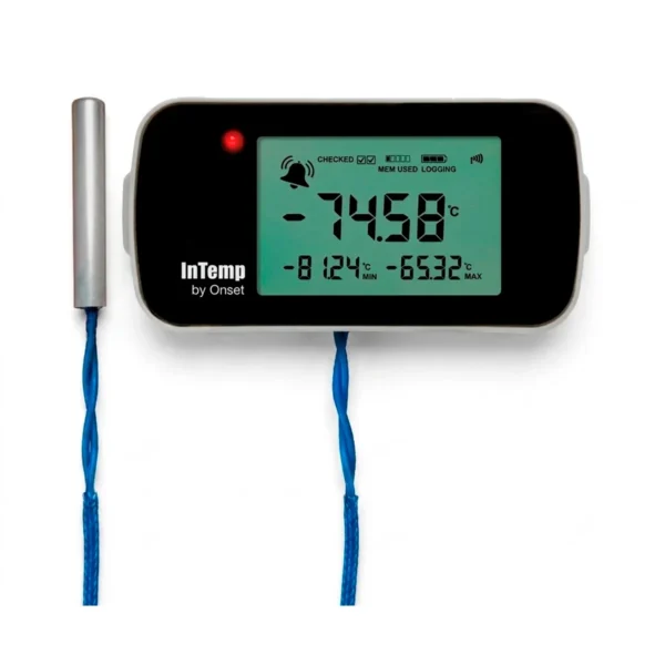 Registrador de datos de hielo seco InTemp CX405 RTD